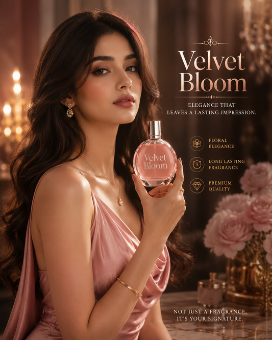 Velvet Bloom - Fresh Floral Perfume for Women (50ml)