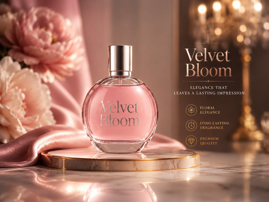Velvet Bloom - Fresh Floral Perfume for Women (50ml)